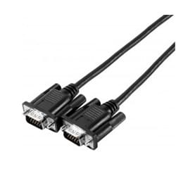 Connectique PC Câble SVGA mâle - mâle blindé et ferrites - 1.8 m