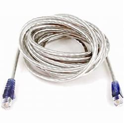 Câble RJ11 Plat 2m Blanc  - Connectique réseau - Cybertek.fr - 0