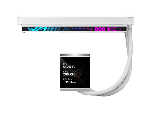 Asus ROG Strix LC IV 360 ARGB LCD - 360mm - Blanc - Watercooling - 4