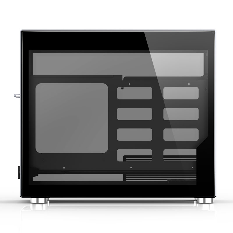Boîtier PC Jonsbo V10 TG Silver - mT/Sans Alim/ITX