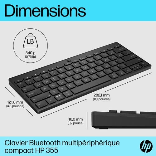 HP 355 Compact multi-appareil - Clavier PC HP - Cybertek.fr - 11
