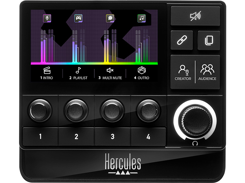 Hercules Audio Kit Pro Stream 200XLR+ Mic (4781070) - Achat / Vente Accessoire Streaming / Vlogging  sur Cybertek.fr - 7