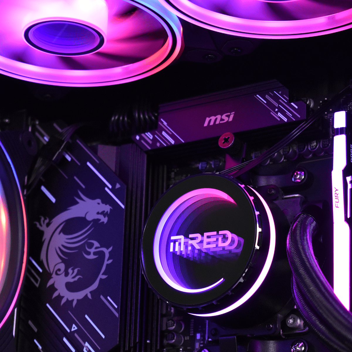 Cybertek RED Fury - R7-9800X3D/4070TiS/32Go/2To (0125) (PCG-10602397) - Achat / Vente PC Fixe sur Cybertek.fr - 2