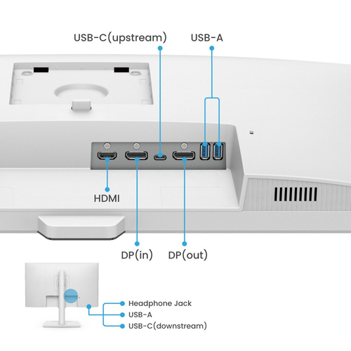 BenQ 27"  9H.LLGLA.TBE - Ecran PC BenQ - Cybertek.fr - 4