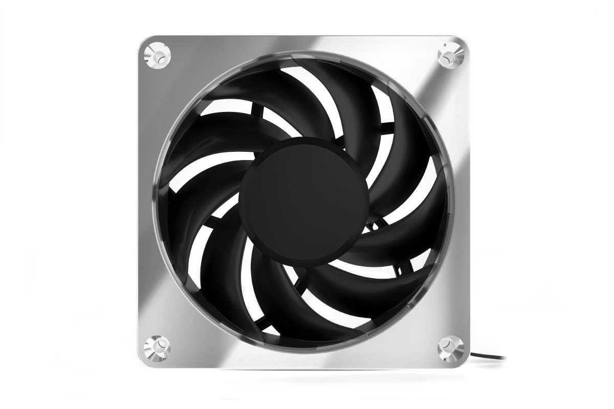 Ventilateur boîtier Alphacool Apex Stealth Metal 120mm - 3000rpm Chrome