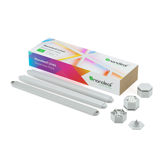 Nanoleaf Lines Pack Expansion - 3 pièces (NL59-E-0001LW-3PK) - Achat / Vente Objet connecté / Domotique sur Cybertek.fr - 4