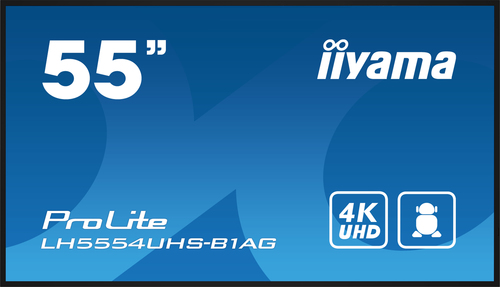 Iiyama LH5554UHS-B1AG (LH5554UHS-B1AG) - Achat / Vente Affichage dynamique sur Cybertek.fr - 1