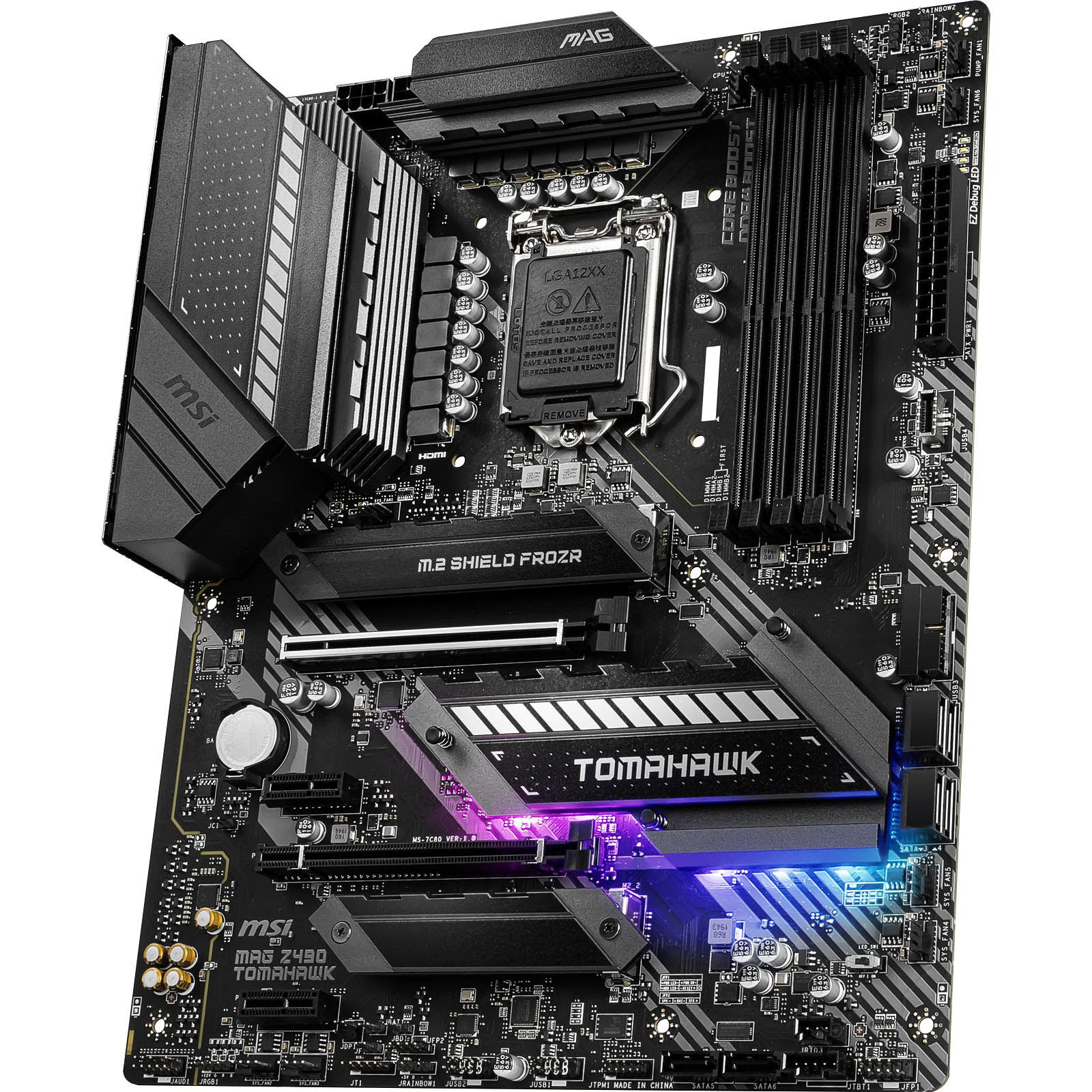 MSI MAG Z490 TOMAHAWK ATX DDR4 Carte mère MSI Cybertek.fr
