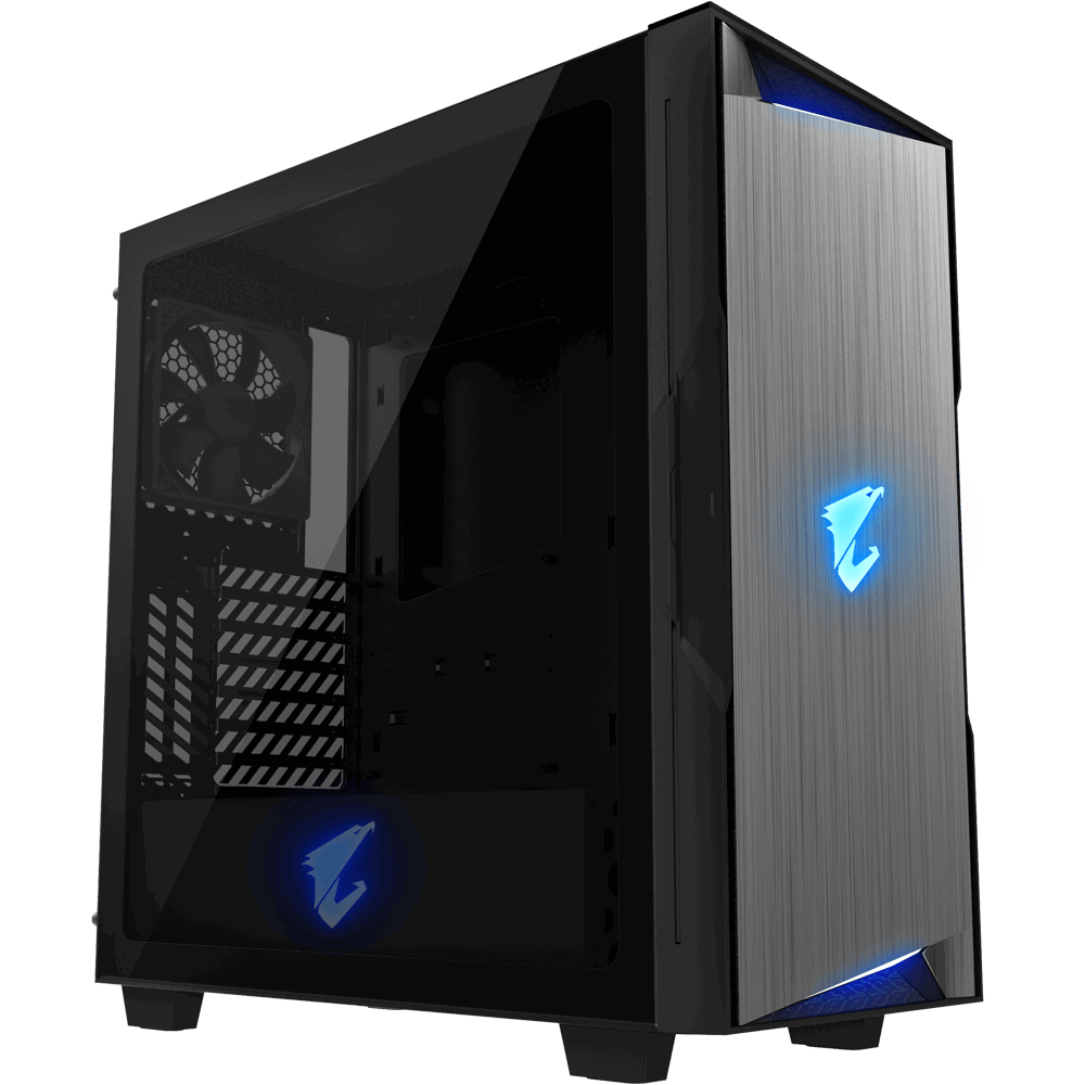 Gigabyte AORUS C300 GLASS Noir - Boîtier PC Gigabyte - Cybertek.fr - 0