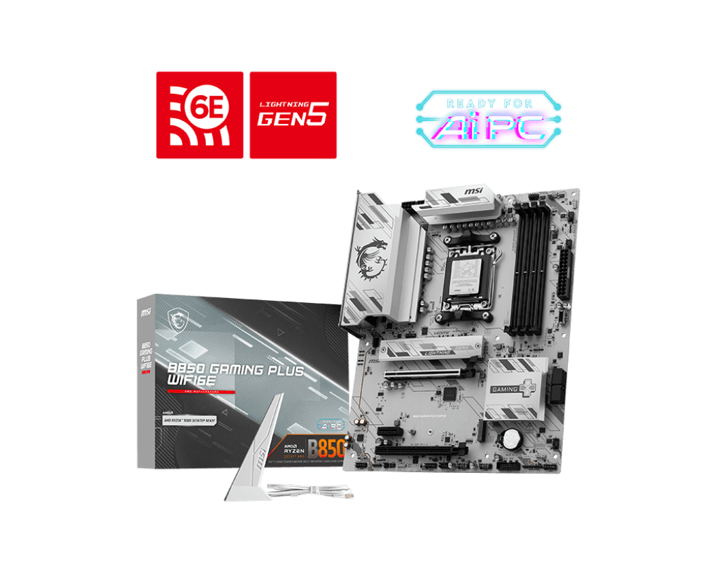 B850 GAMING PLUS WIFI6E + 2x8Go Vengeance RGB - Cybertek.fr - 6