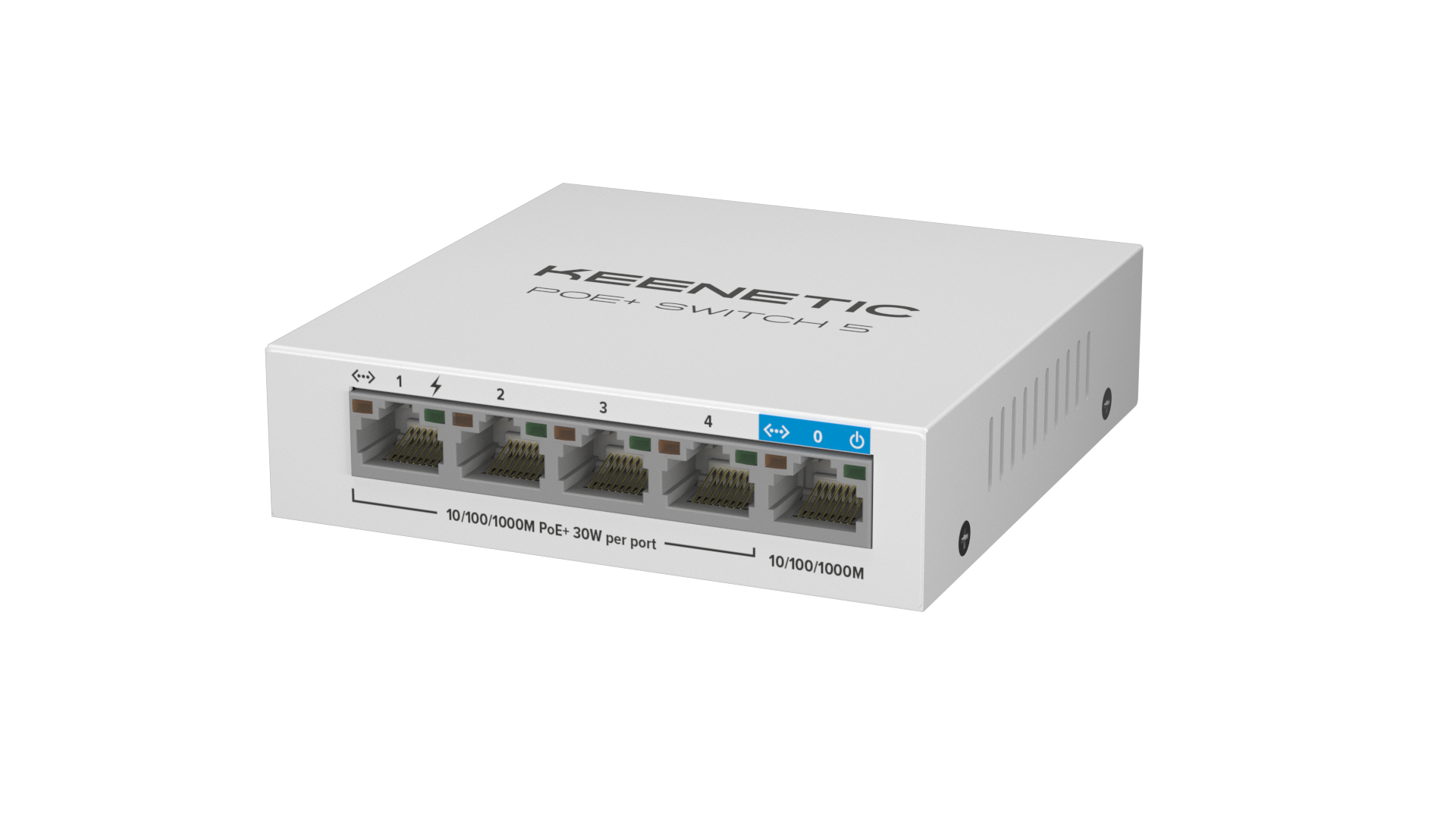 Switch KEENETIC 5 Ports 10/100/1000 - 4 Ports PoE+ - KN-4610-01-EU   - 0