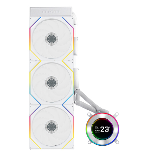 Lian-Li Hydroshift II LCD-C 360TL ARGB Blanc - Watercooling - 3