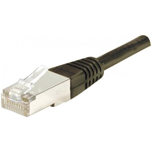 Câble Cat6 3m Noir - Connectique réseau - Cybertek.fr - 0