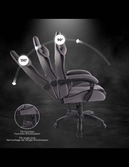 Spirit Of Gamer ARENA DARK GREY Noir/Gris - Siège PC Gamer - 6