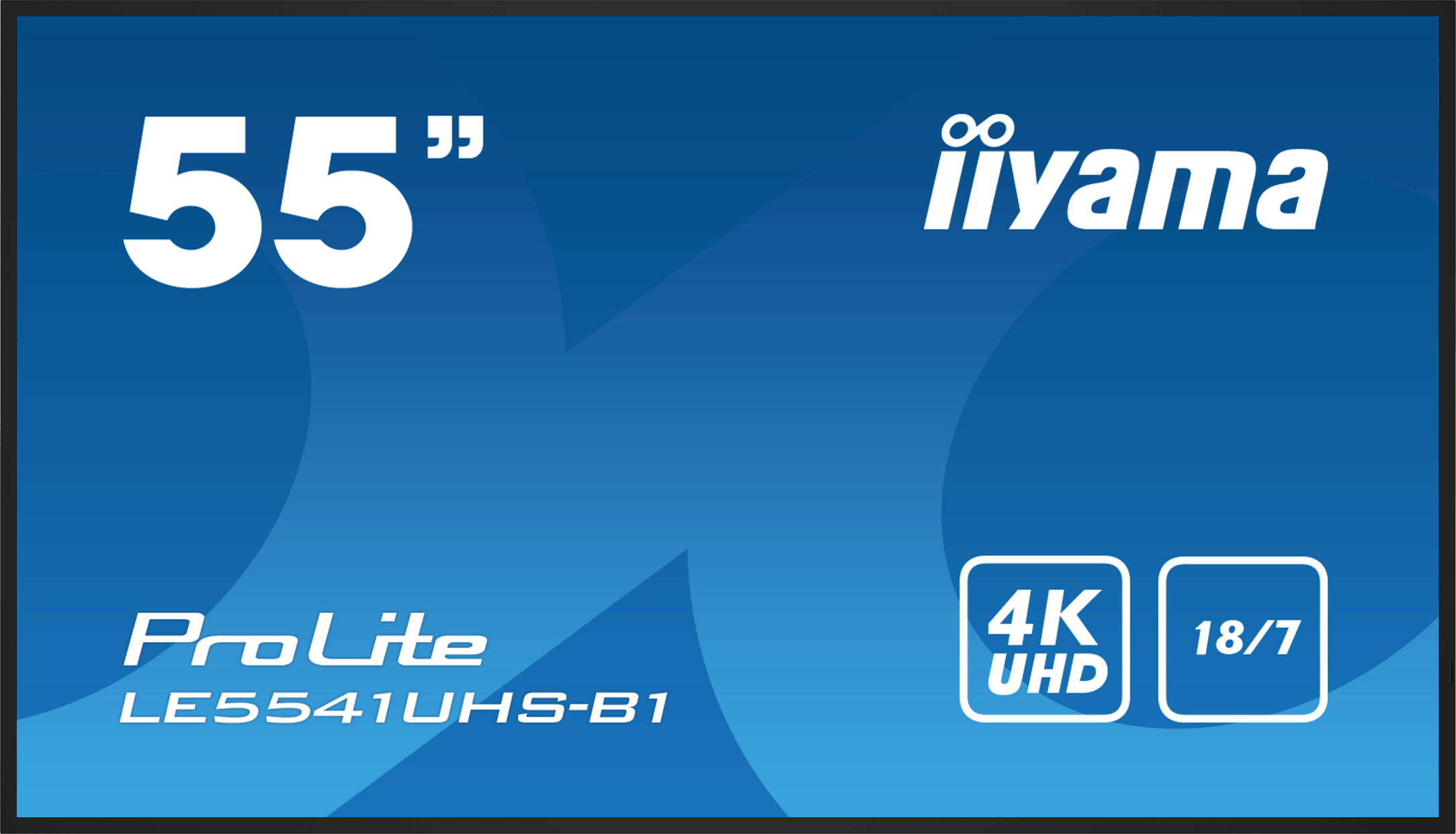 image produit Iiyama LE5541UHS-B1 54.6" 4K/IPS/8ms/MediaPlayer/HDMI/VGA Cybertek
