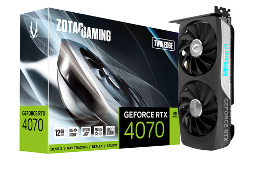 ZOTAC Gaming GeForce RTX 4070 Twin Edge 12GB# - Carte graphique - 5