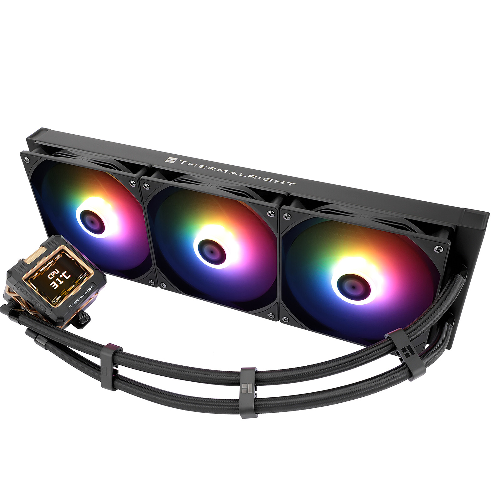 Thermalright Frozen Warframe 420 ARGB/420mm/Noir - Watercooling - 1