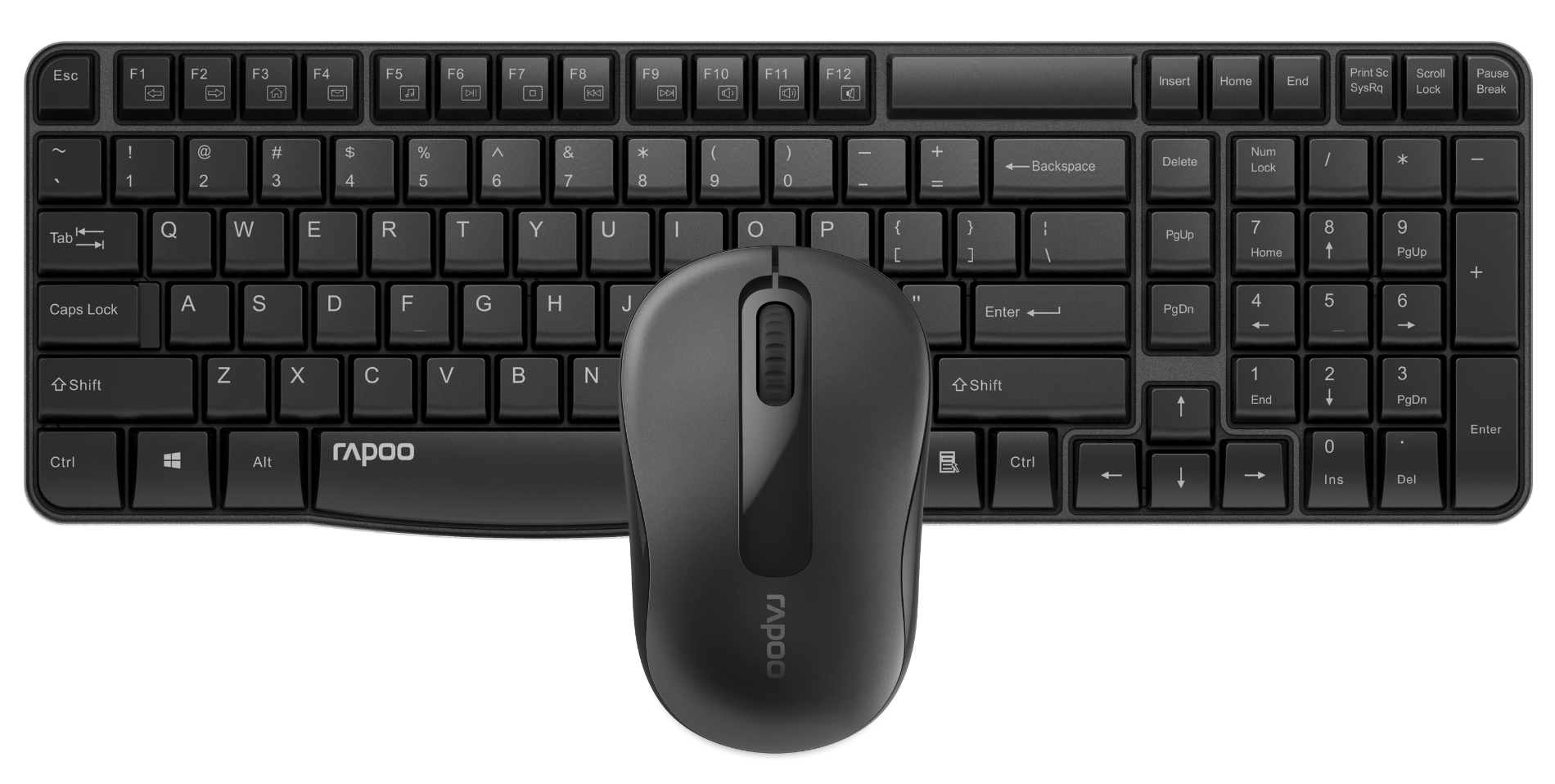Rapoo Pack Clavier/Souris MAGASIN EN LIGNE Cybertek