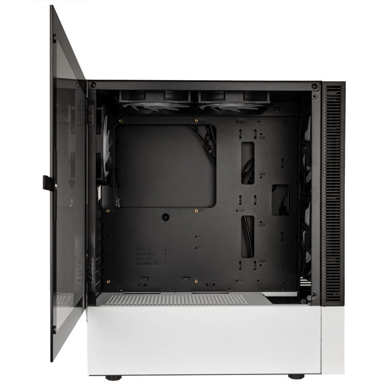 Kolink Observatory MX Mesh ARGB Noir/Blanc-MT/SsAlim/ATX Noir - Boîtier PC - 5