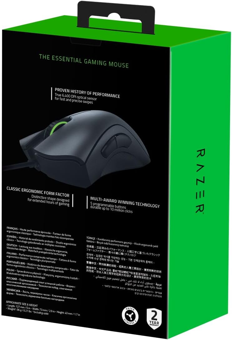 Razer DeathAdder Essential - Souris PC Razer - Cybertek.fr - 3