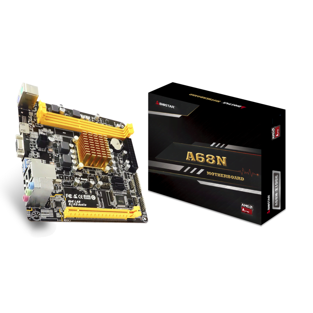 Carte mère Biostar A68N-2100E - CPU AMD E1-2100/DDR3/ITX
