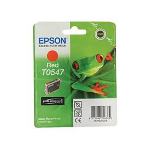 Cartouche T0547 Stylus R800 Red pour imprimante Jet d'encre Epson - 0