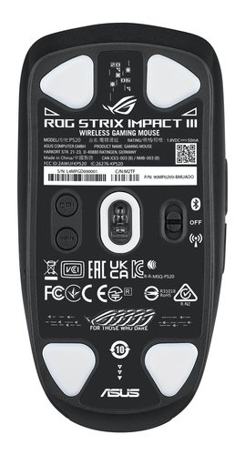 Asus ROG STRIX IMPACT III Wireless - Souris PC Asus - Cybertek.fr - 1