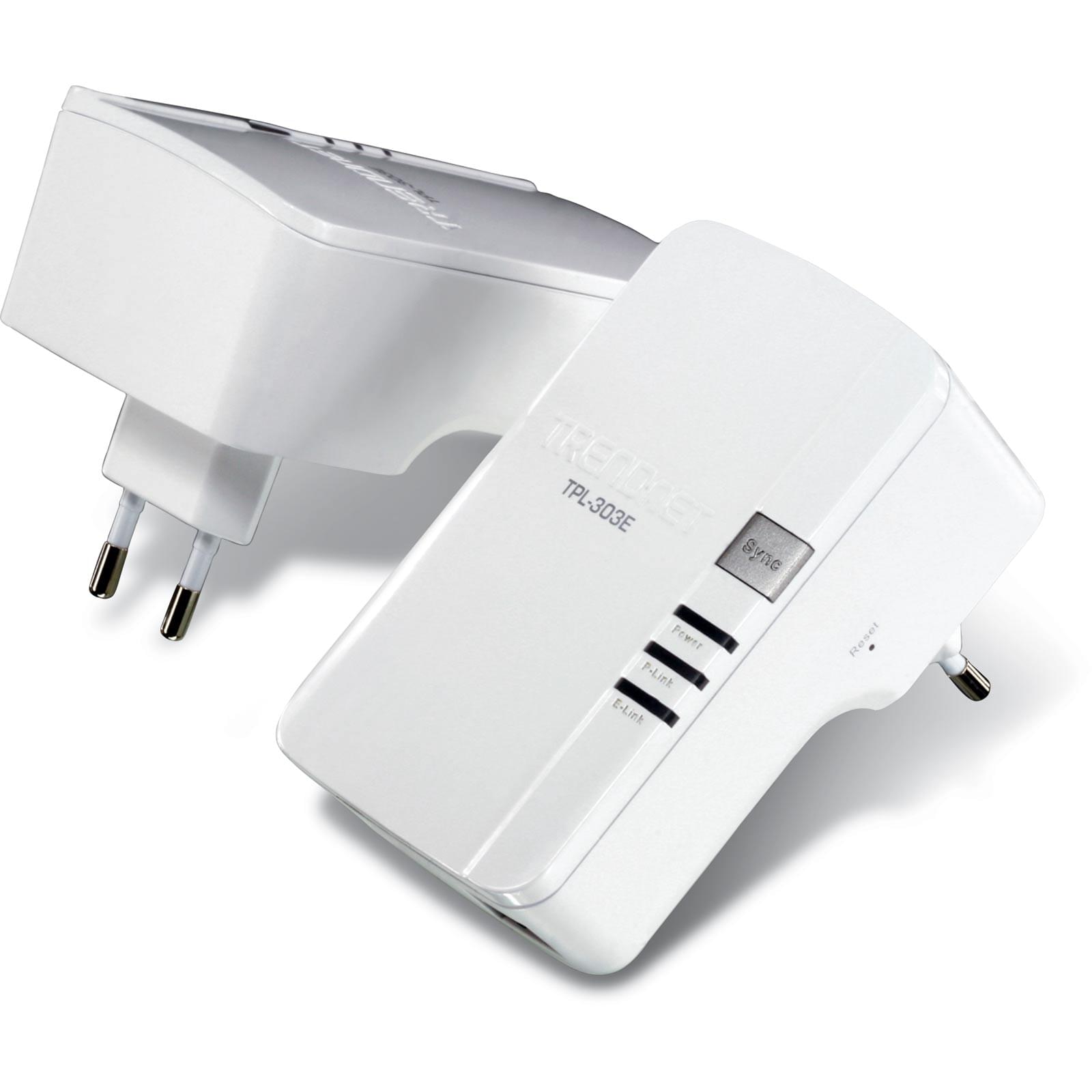 TrendNet TPL-303E2K (200Mb) Pack de 2 - Adaptateur CPL - 0