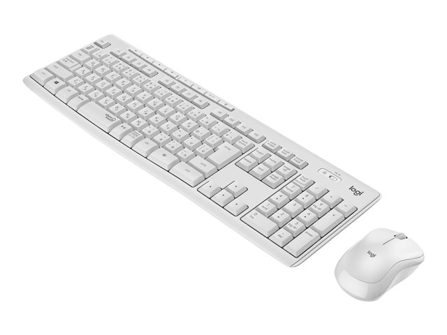 Logitech MK295 Silent Wireless Combo WHITE - Pack Clavier/Souris - 2