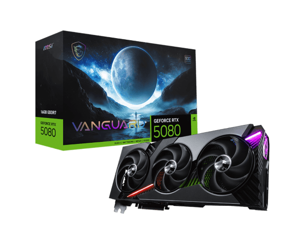 MSI GeForce RTX 5080 16G VANGUARD SOC  - Carte graphique MSI - 0