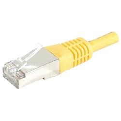 Connectique réseau Cordon Cat 6, SSTP Jaune - 0.50m