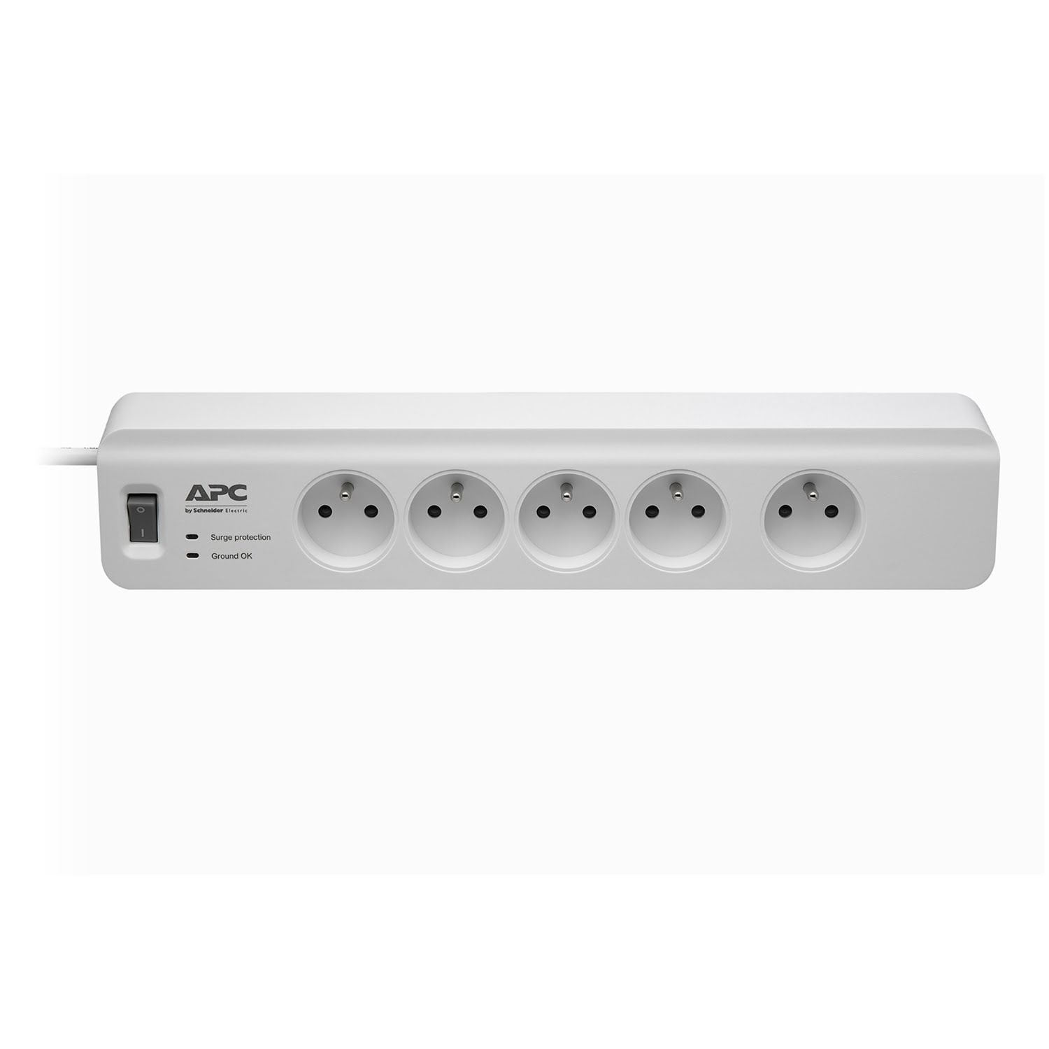 APC Parasurtenseur 5 prises 230V+USB SurgeArrest PM5U-FR (PM5U-FR) - Achat / Vente Parasurtenseurs - Multiprises sur Cybertek.fr - 2