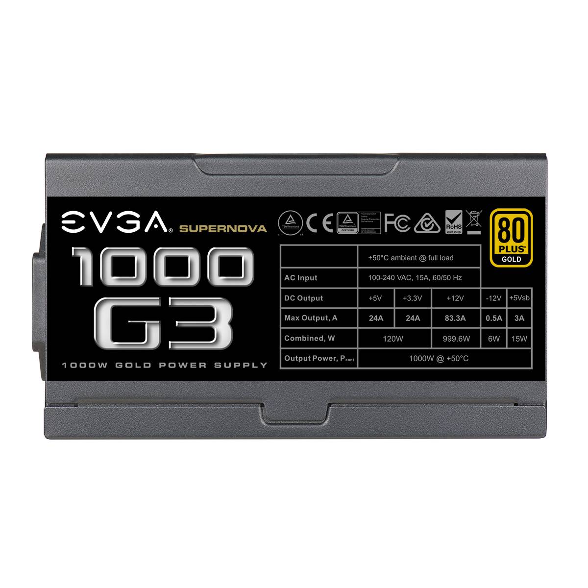 EVGA Full Modulaire 80+ Gold (1000W) - Alimentation EVGA - 3
