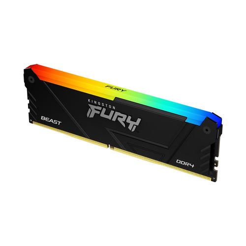 Kingston Fury Beast RGB 8Go (1x8Go) DDR4 3200MHz - Mémoire PC Kingston sur Cybertek.fr - 1