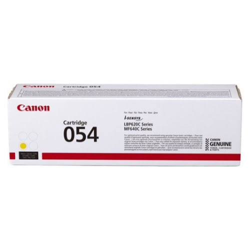 Toner Jaune 054 1200 Pages - 3021C002 pour imprimante Laser Canon - 0