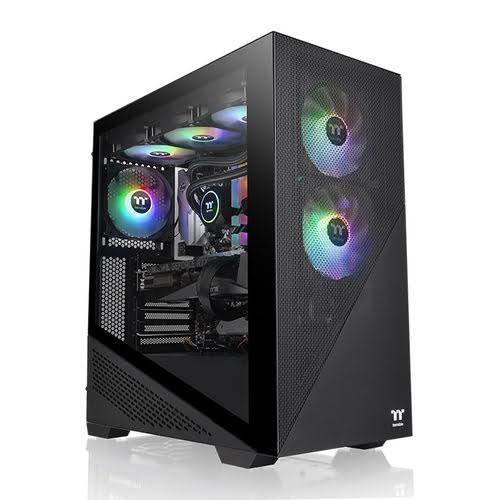 Thermaltake Divider 370 TG ARGB Black Noir - Boîtier PC - 0