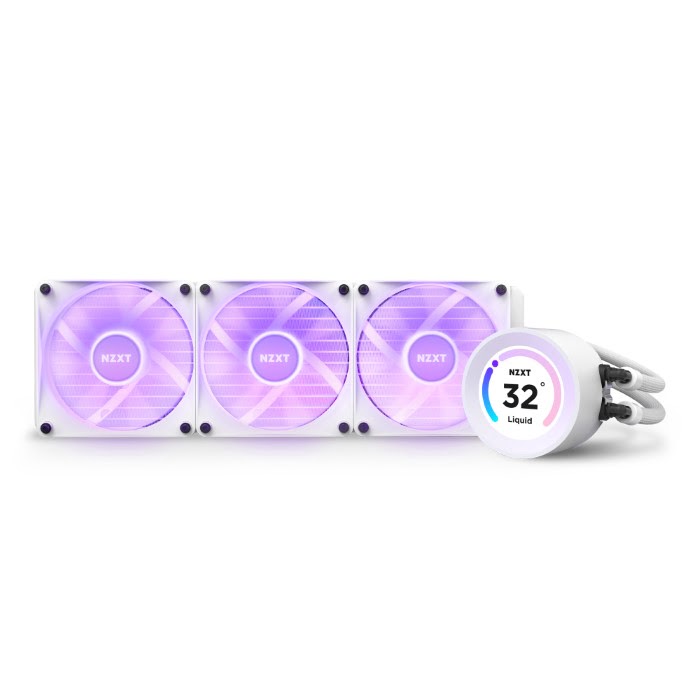 NZXT Kraken Elite Blanc RGB 360mm - Watercooling NZXT - 3