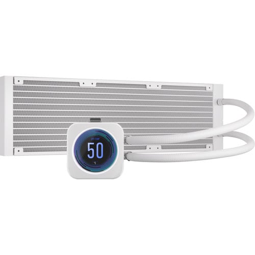 Corsair iCUE H150i ELITE LCD XT 3x120 White-# - Watercooling - 1