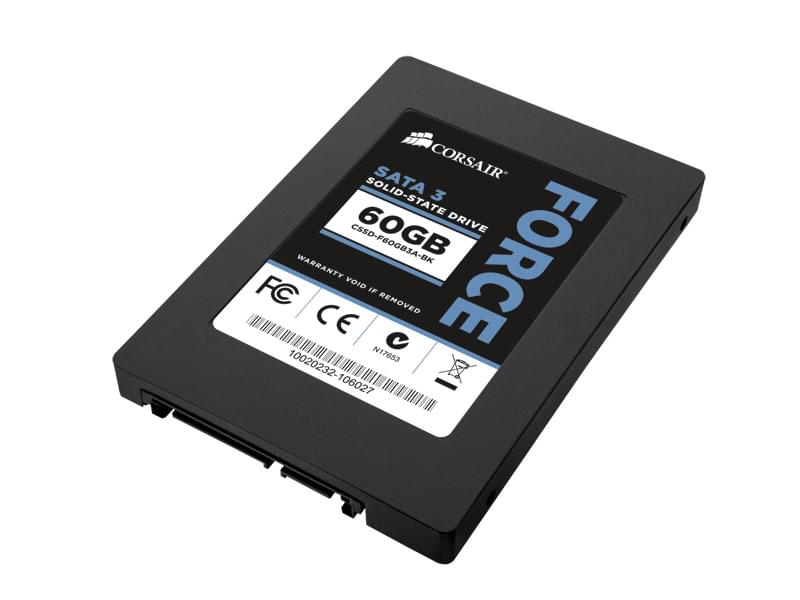 Corsair 60Go SSD Force Series CSSD-F60GB3-BK SATA III - Disque dur 2.5" interne - 0