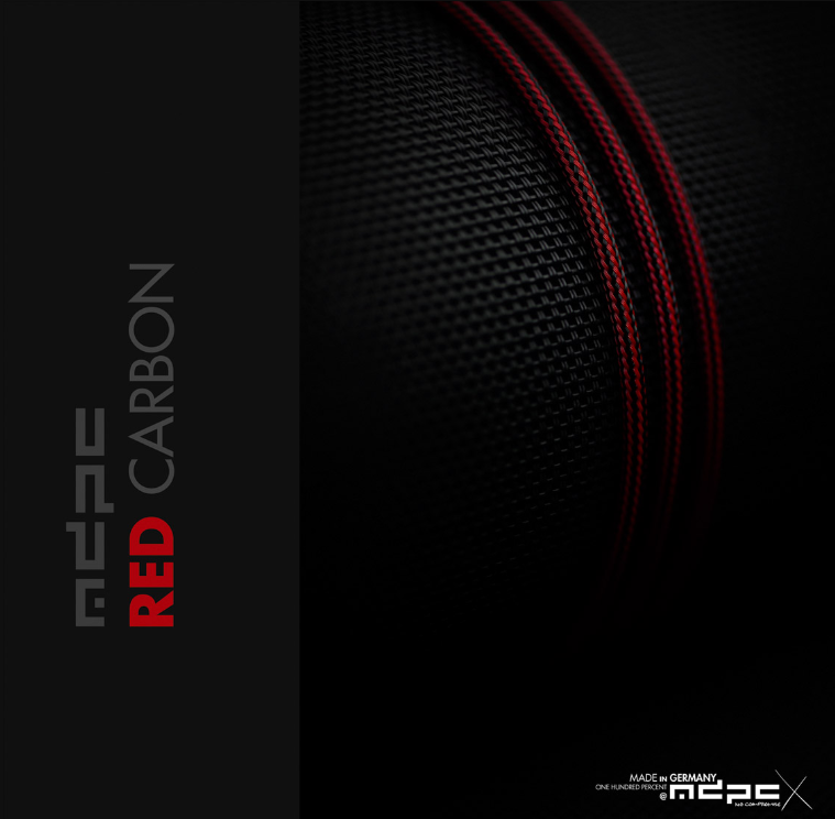 MDPC-X Red-Carbon Cable Sleeve XTC (SL-XTC-IRB) - Achat / Vente Modding sur Cybertek.fr - 0