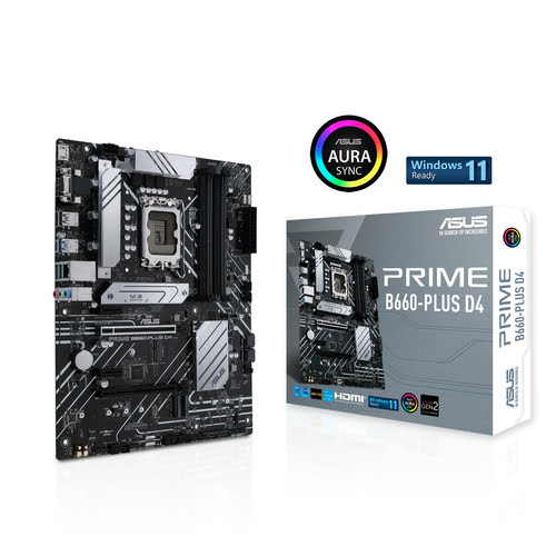 Asus PRIME B660-PLUS D4 ATX  - Carte mère Asus - Cybertek.fr - 0