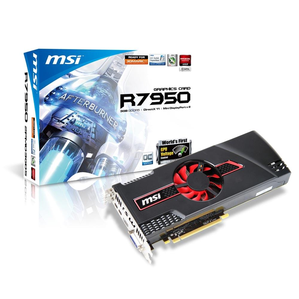 MSI R7950-2PMD3GD5/OC  - Carte graphique MSI - Cybertek.fr - 0