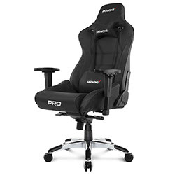 AKRacing Master Pro Noir - Noir/Simili Cuir/4D