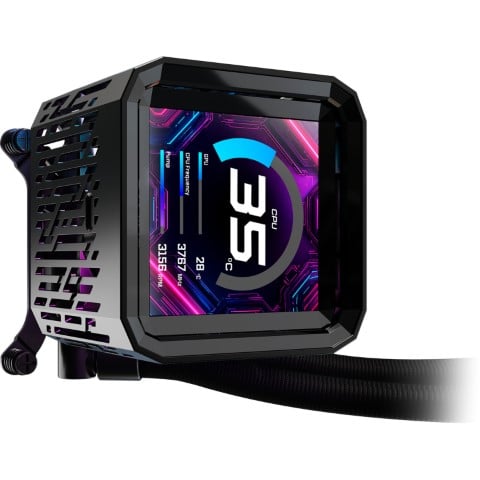 ASRock PHANTOM GAMING 360 LCD - 360mm - Noir - Watercooling - 4