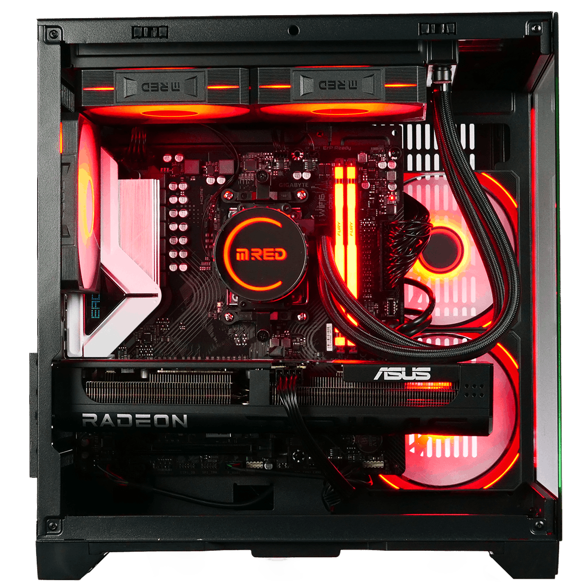 Cybertek CRIMSON - R7-8700F/9060XT-16Go/32Go/1To (PCG-10603083) - Achat / Vente PC Fixe sur Cybertek.fr - 1