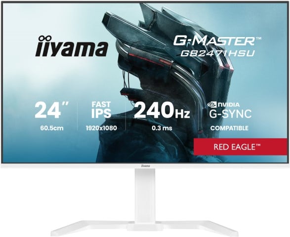 Iiyama 24 pouces  GB2471HSU-W1 - Ecran PC Iiyama - Cybertek.fr - 1