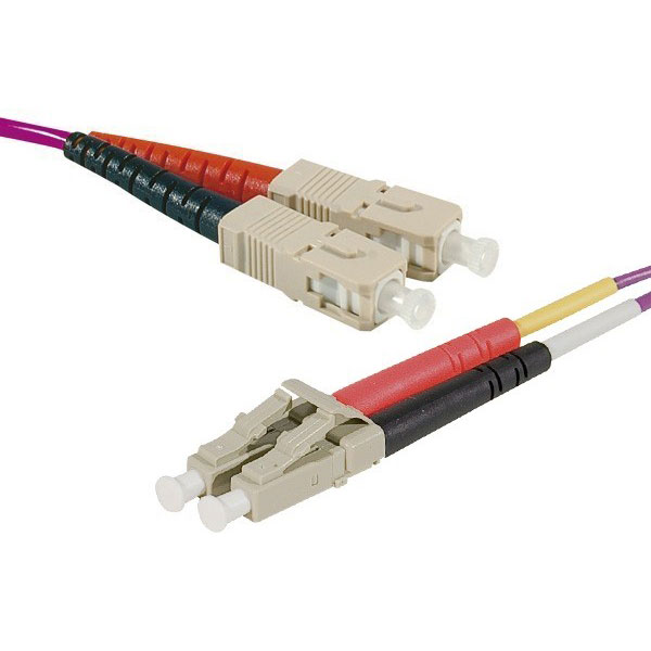 Jarretière optique duplex multimode   - Connectique réseau - 0