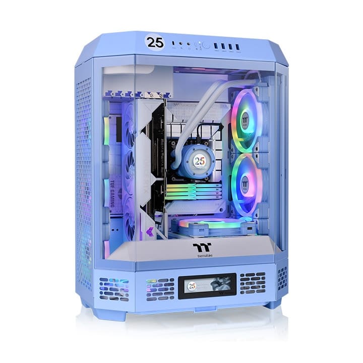 Thermaltake The TOWER 600 Hydrangea Blue Bleu - Boîtier PC - 0