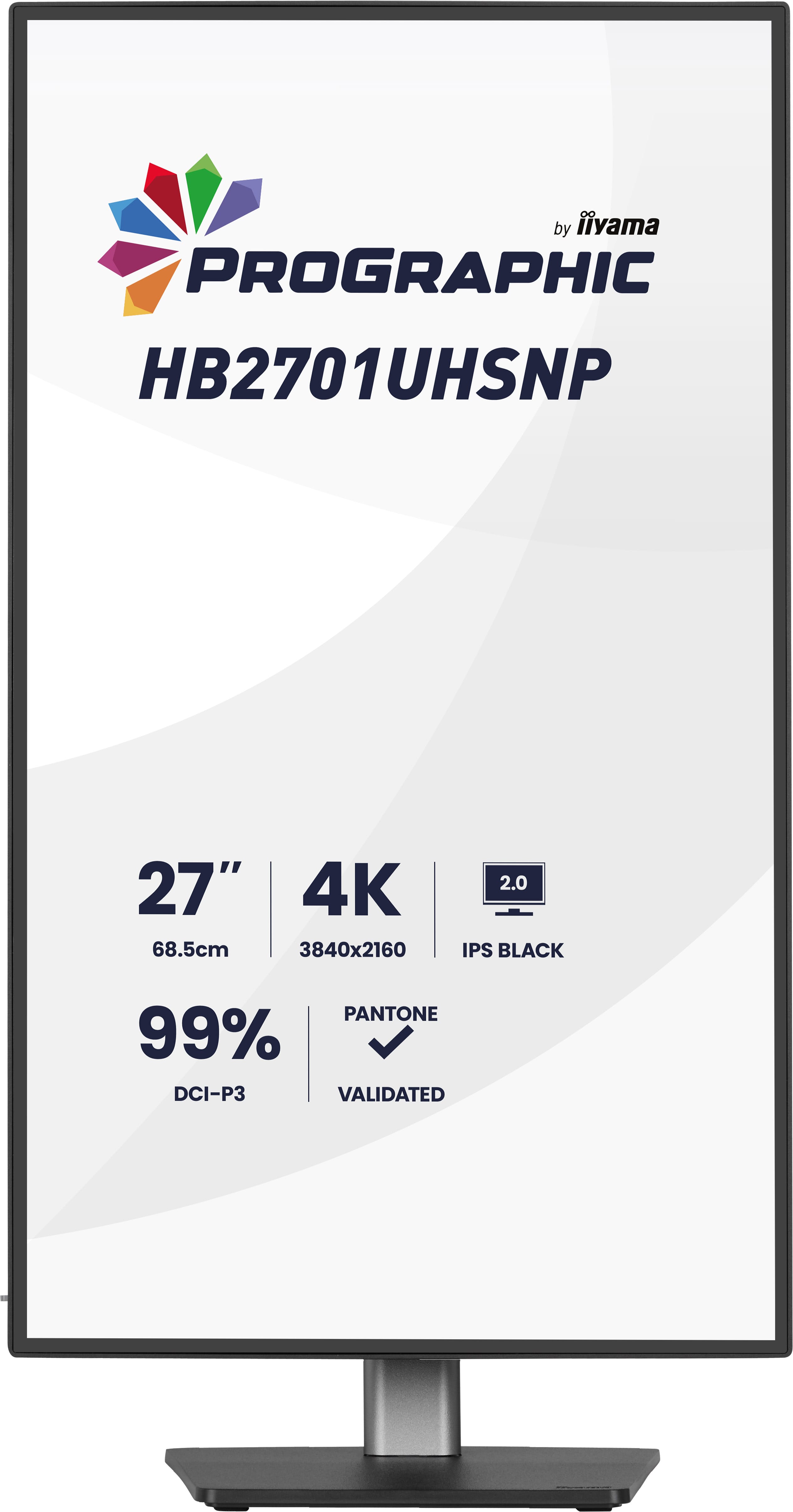 Iiyama 27 pouces  HB2701UHSNP-B1 - Ecran PC Iiyama - Cybertek.fr - 1