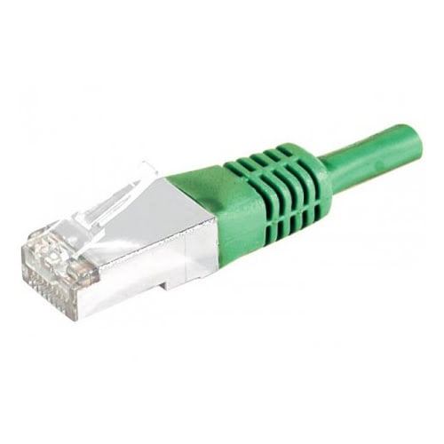 Connectique réseau Cybertek RJ45 Vert Cat.6 S/FTP - 5m 